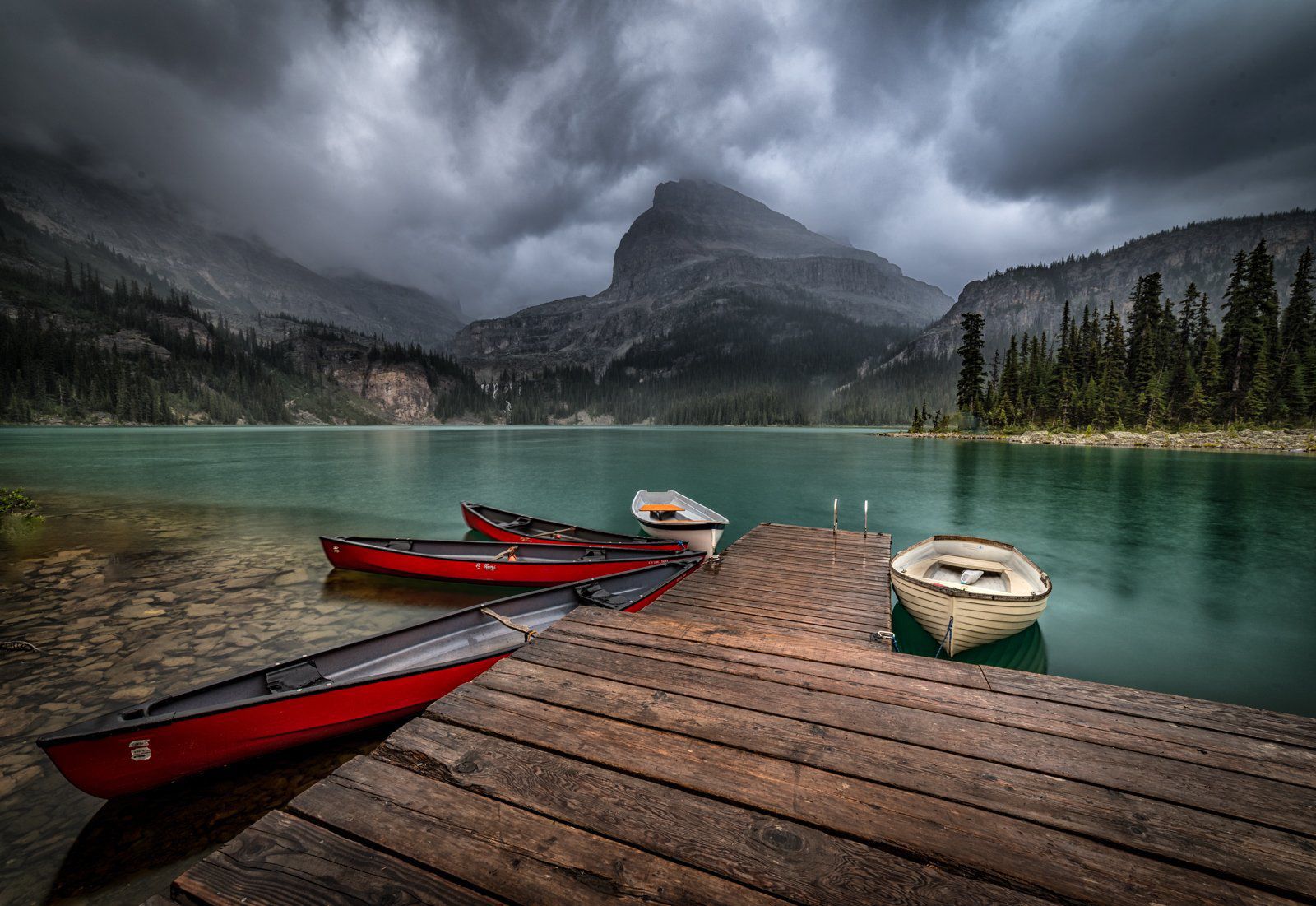 Boat Dock at Lake O'Hara